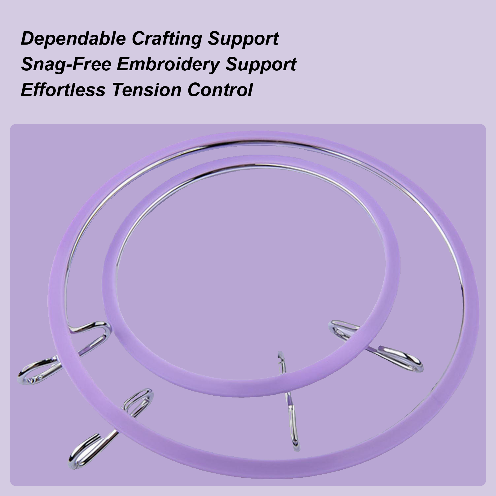 Sewing Art - Hoop For Cross Stitching Metal Spring