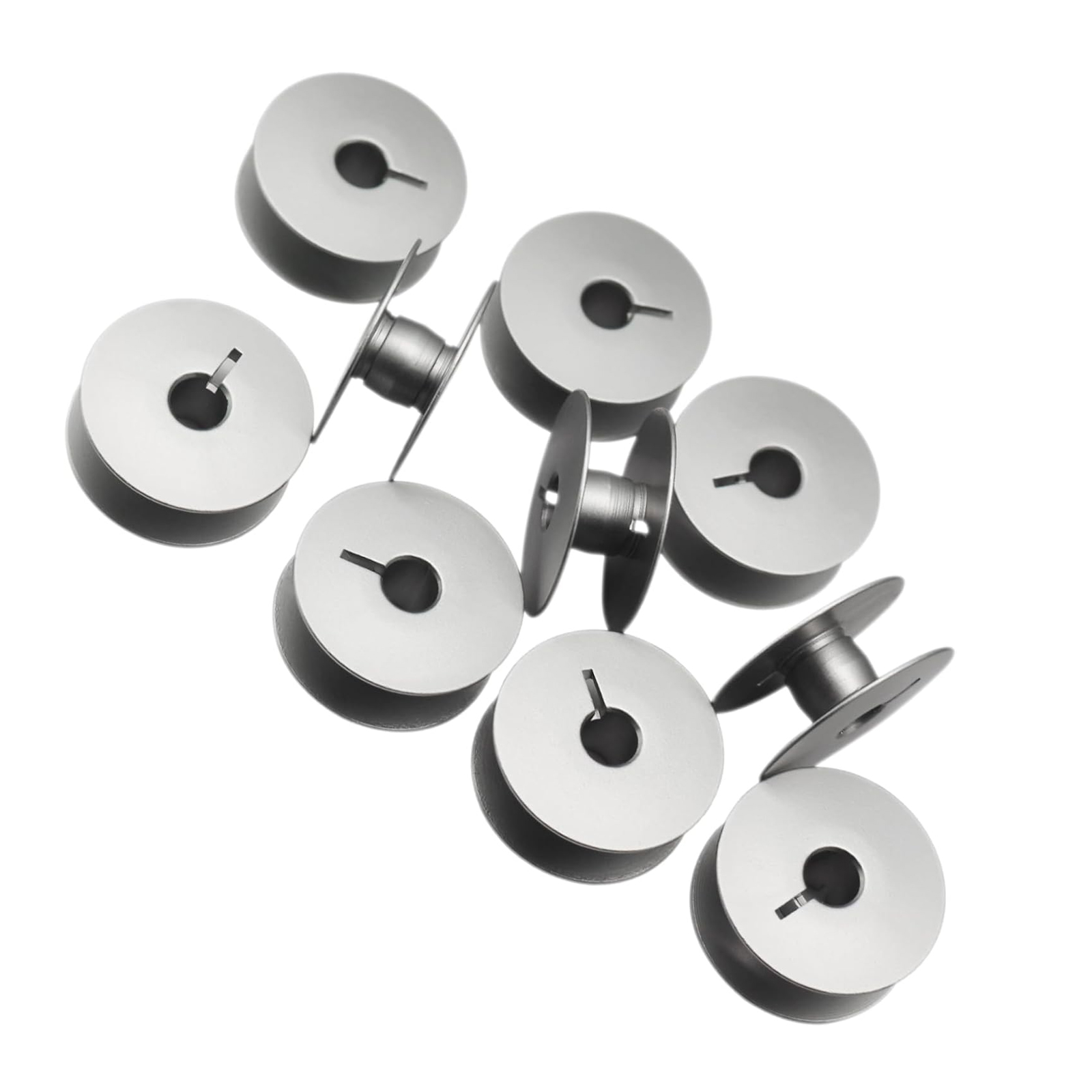 Sewing Machine Yarn - 10Pcs #0245-001660 26MM Aluminium Bobbin Compatible