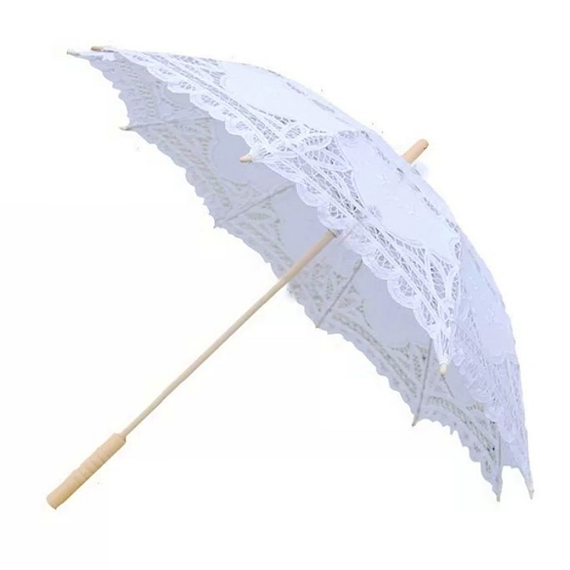 Sewing Art - New Vintage Lace Umbrella Handmade Embroidery