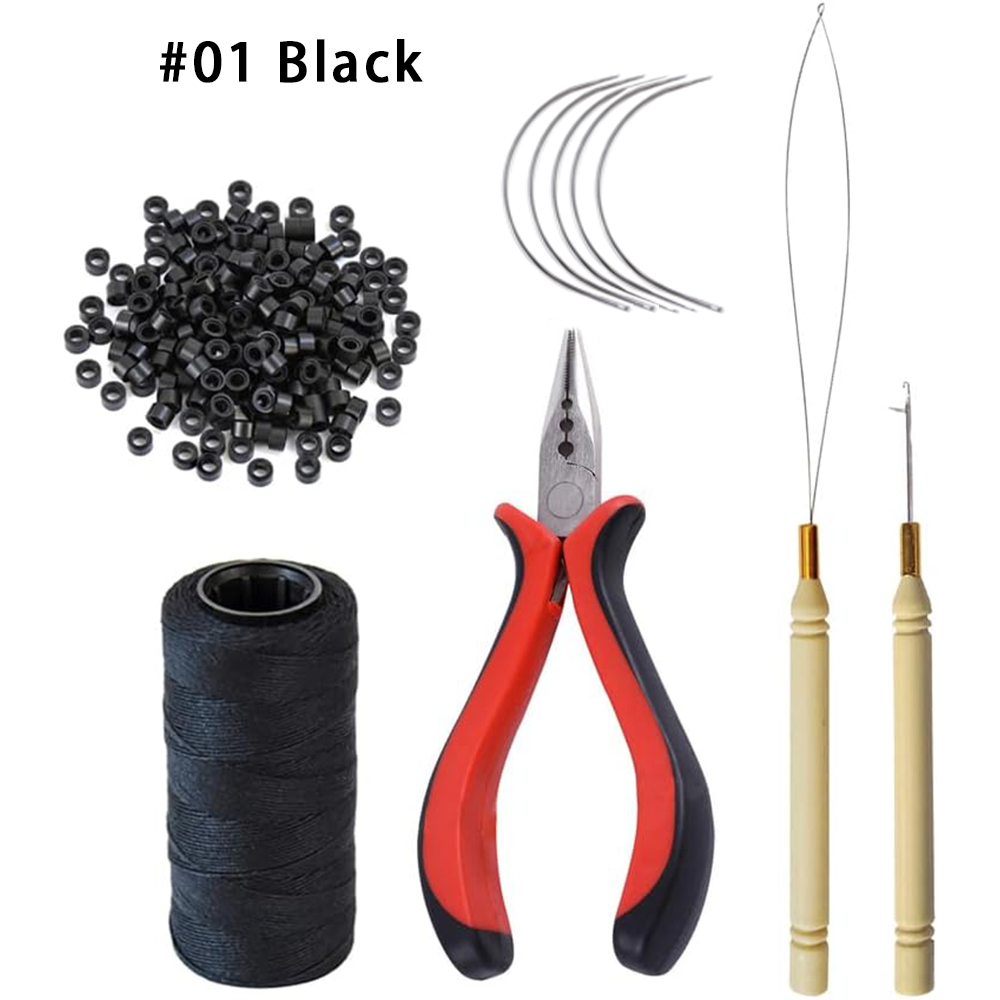 Needle Threader Tool - Hair Extensions Tool Kit: 1 three