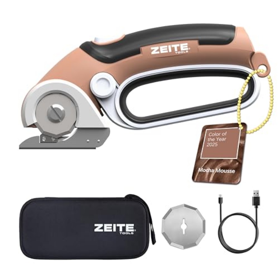 Rotary Cutter Fabric - 4V Cordless Electric Scissors Cardboard Cutter