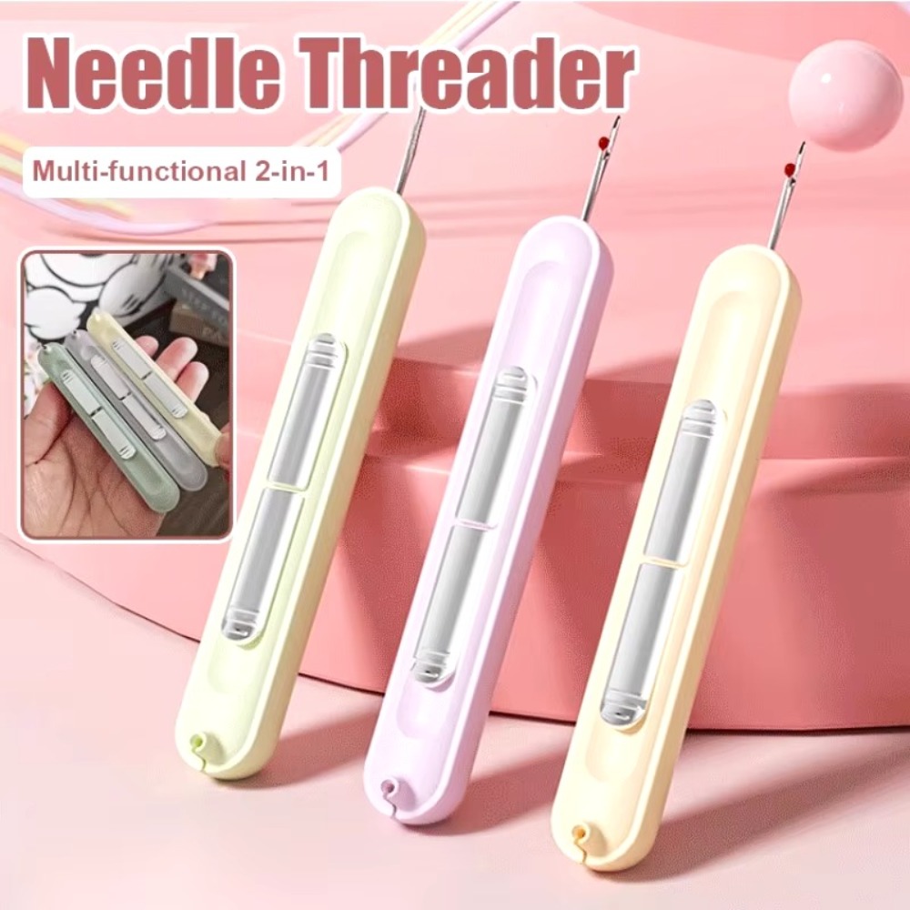 Needle Threader Tool - Needlework Threading Needle Threader Embroidery Cross