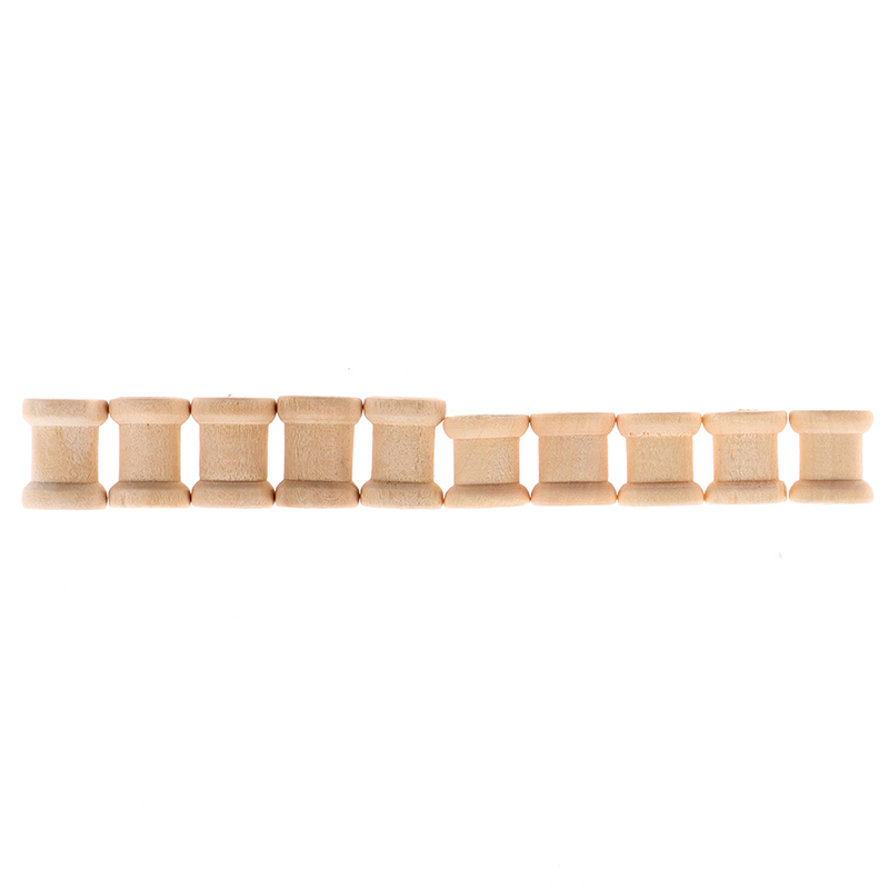 Thread Bobbins Empty - C 100PCS Wooden Empty Thread Spools