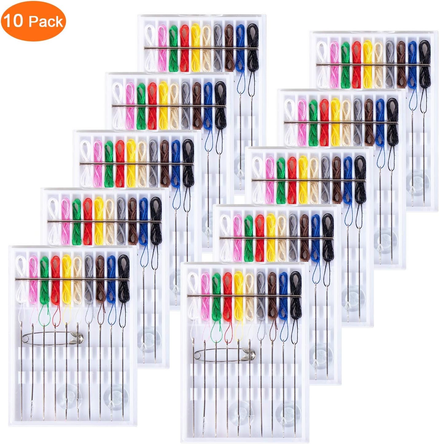 Pre-Threaded Sewing Kit 10 Box - Sewing Thread Production recension och pris