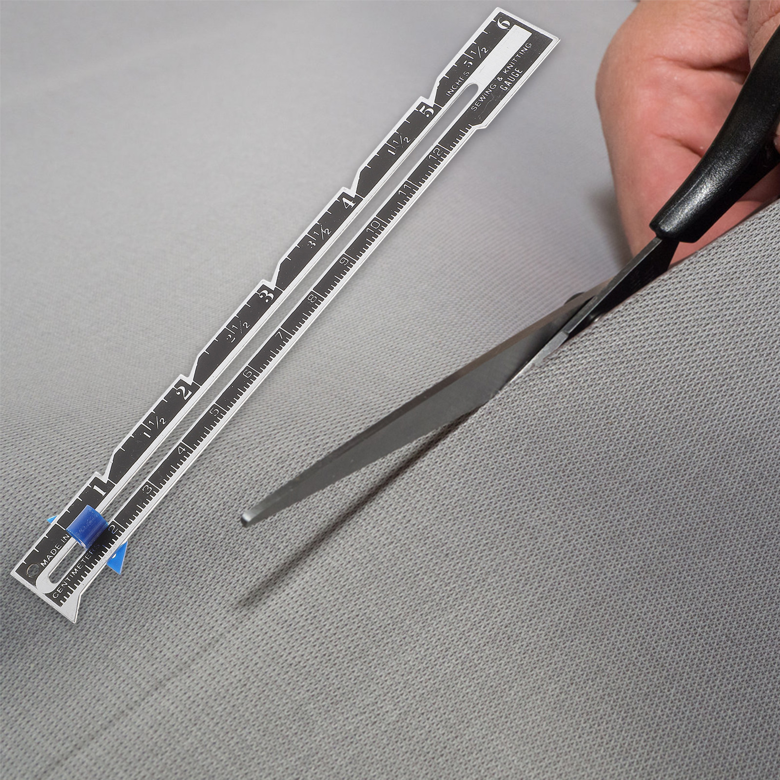 12Pcs Metal Quilting Ruler 6 I - Sewing Gauge Ruler recension och pris