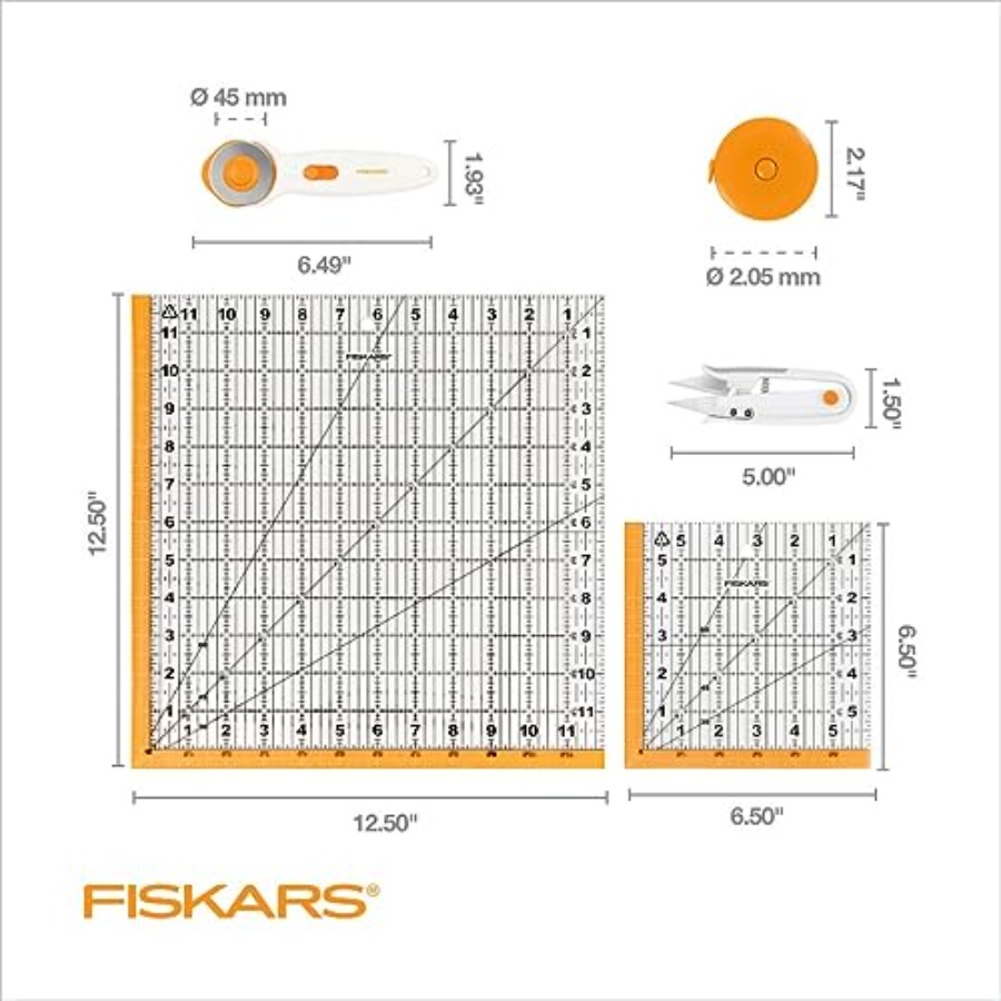 Crafts Essentials 5-Piece Set  - Rotary Cutter Fabric recension och pris