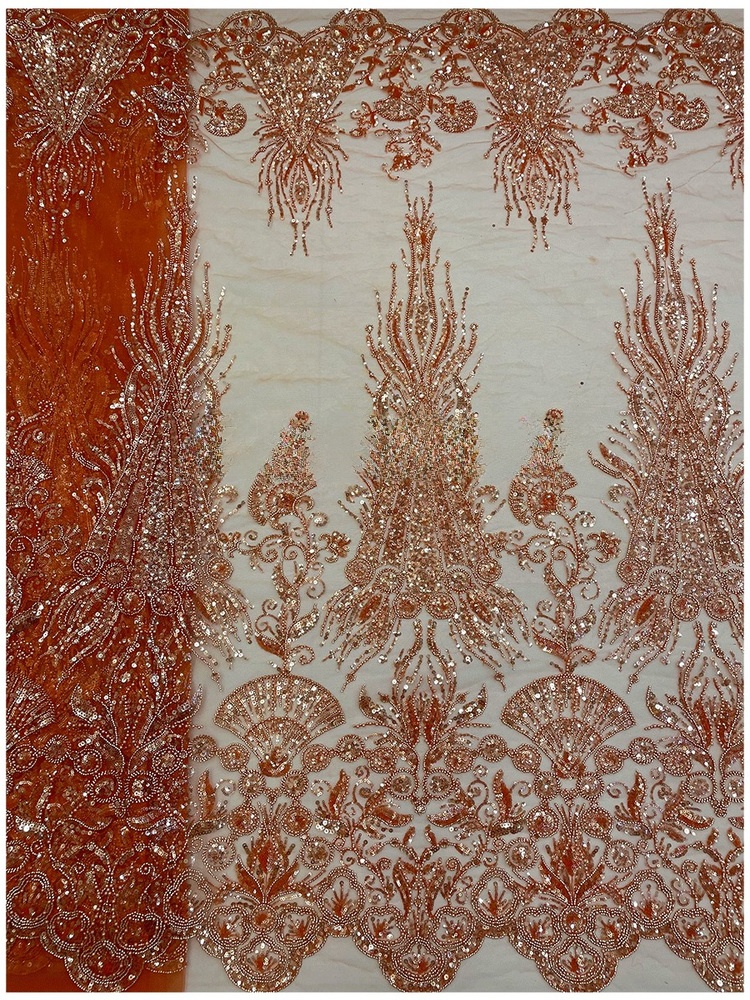 Hand Embroidered Beaded Fabric - Textile And Sewing Supply recension och pris