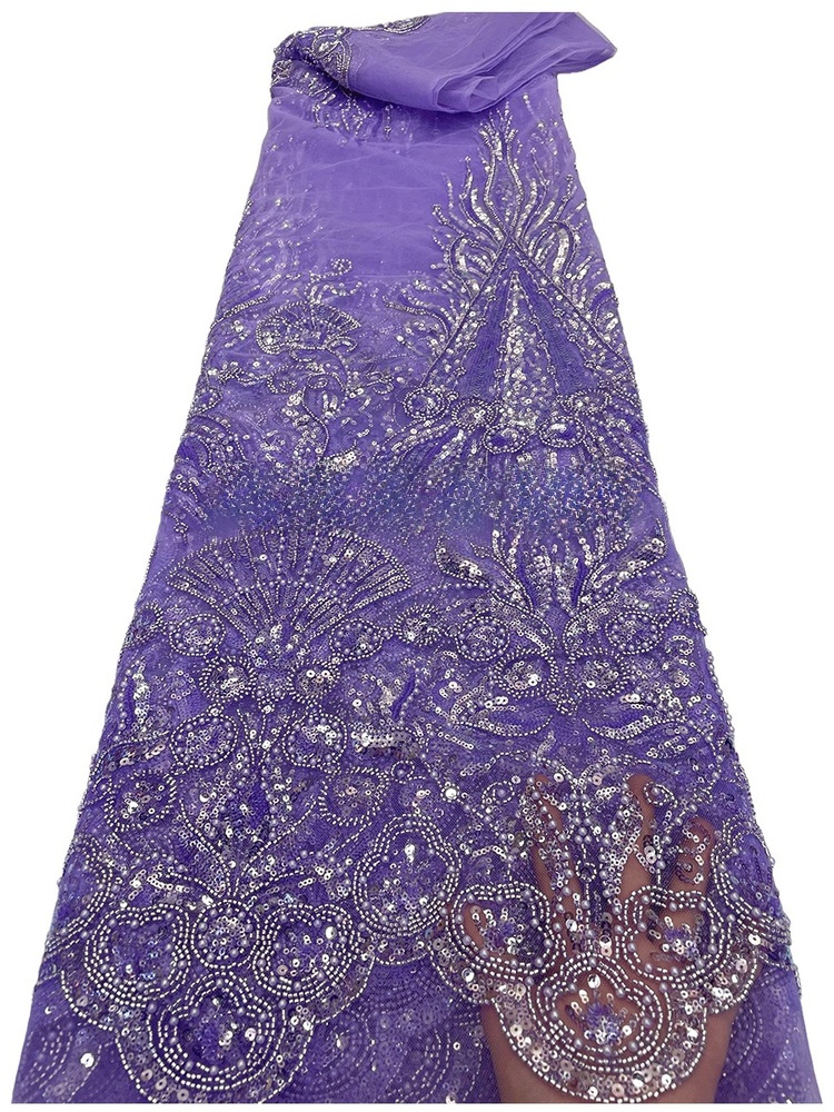 Hand Embroidered Beaded Fabric - Textile And Sewing Supply recension och pris