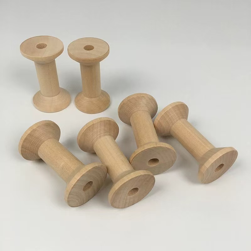 5pcs/lot 60x35mm Natural Empty - Thread Bobbins Empty recension och pris
