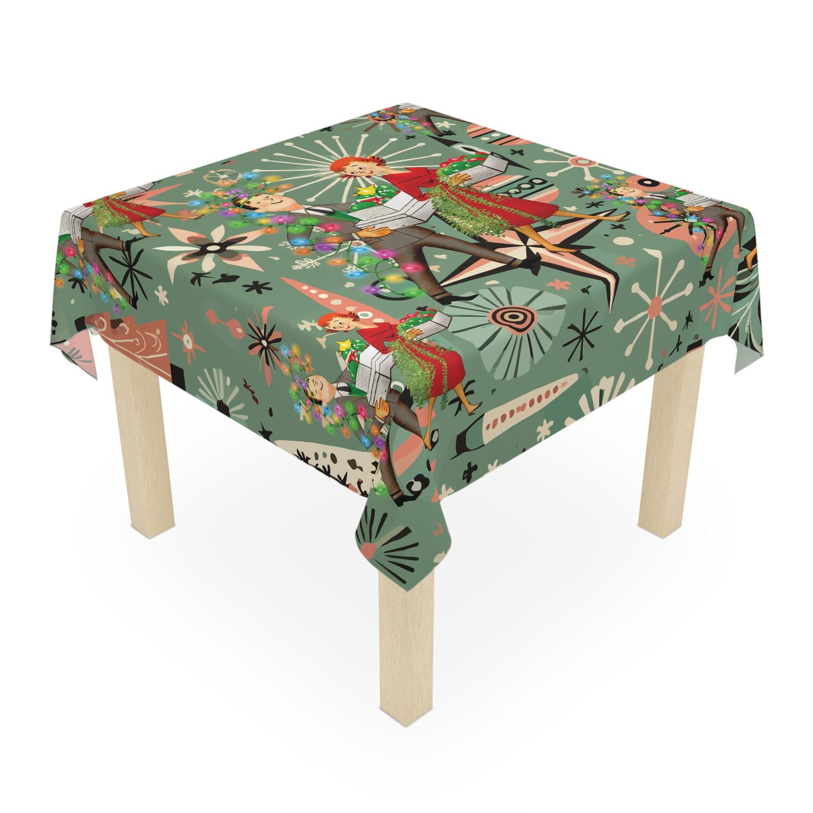 Retro 1950s Kitsch Christmas S - Century Textile & Sewing Supply Hours recension och pris