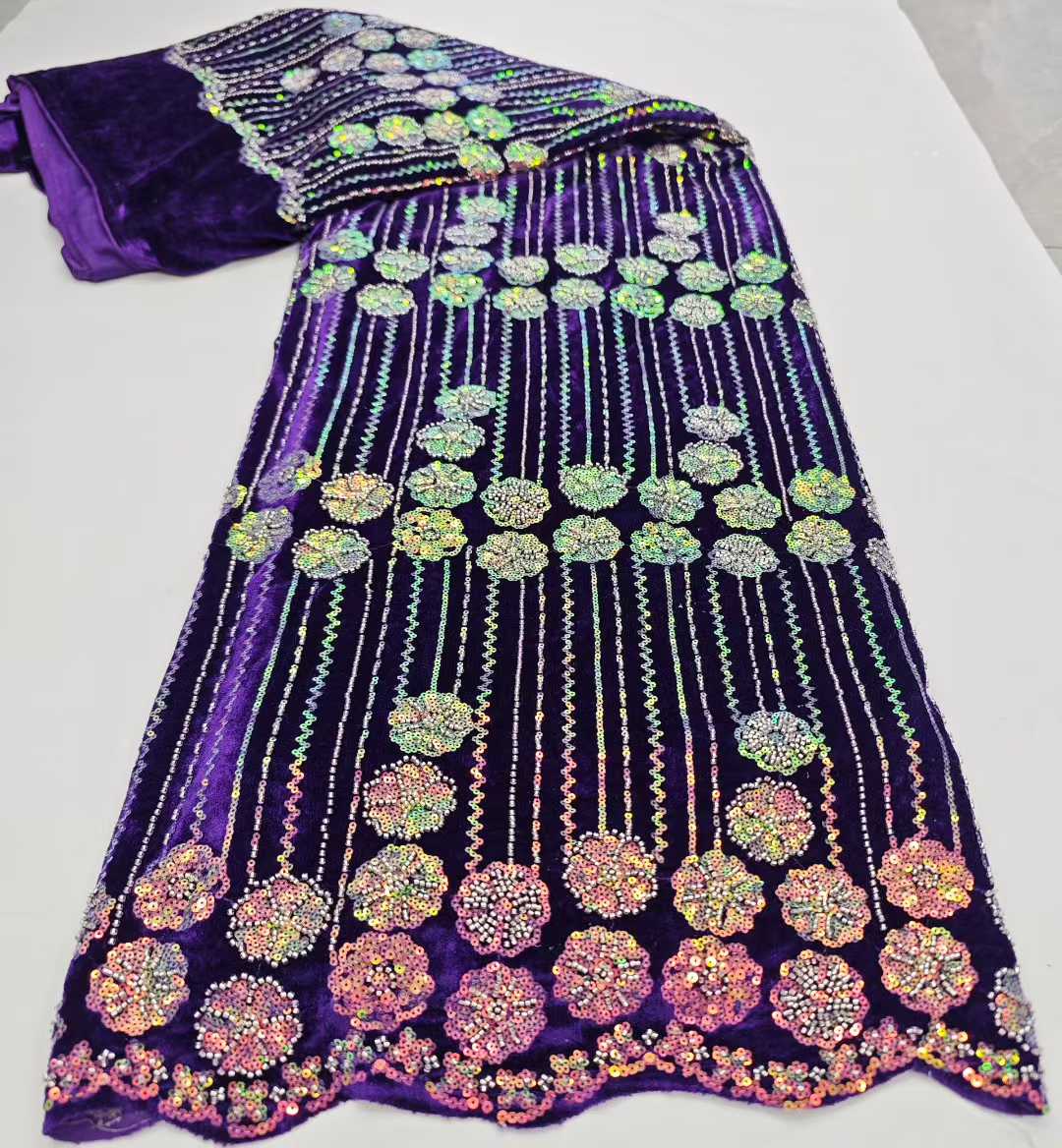 2026 New Design Luxury French  - Sewing Velvet Fabric recension och pris