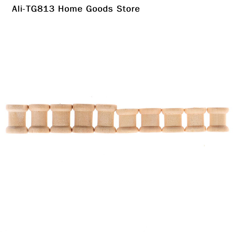 [TG813]100PCS Wooden Empty Thr - Thread Bobbins Empty recension och pris