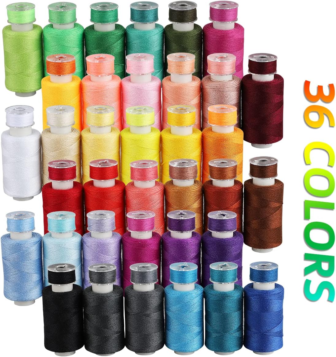 72Pcs Sewing Thread Kit, 500 Y - Sewing Thread Production recension och pris