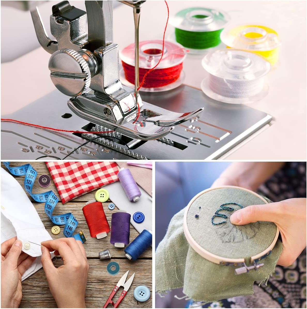 72Pcs Sewing Thread Kit, 500 Y - Sewing Thread Production recension och pris