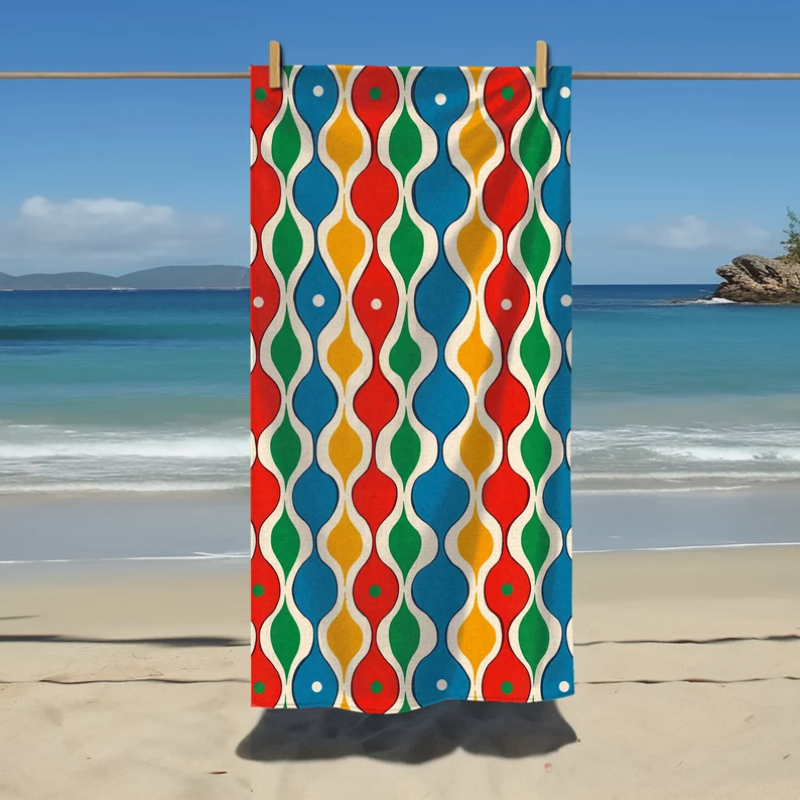 Mid Century Modern Color Block - Century Textile & Sewing Supply Hours recension och pris