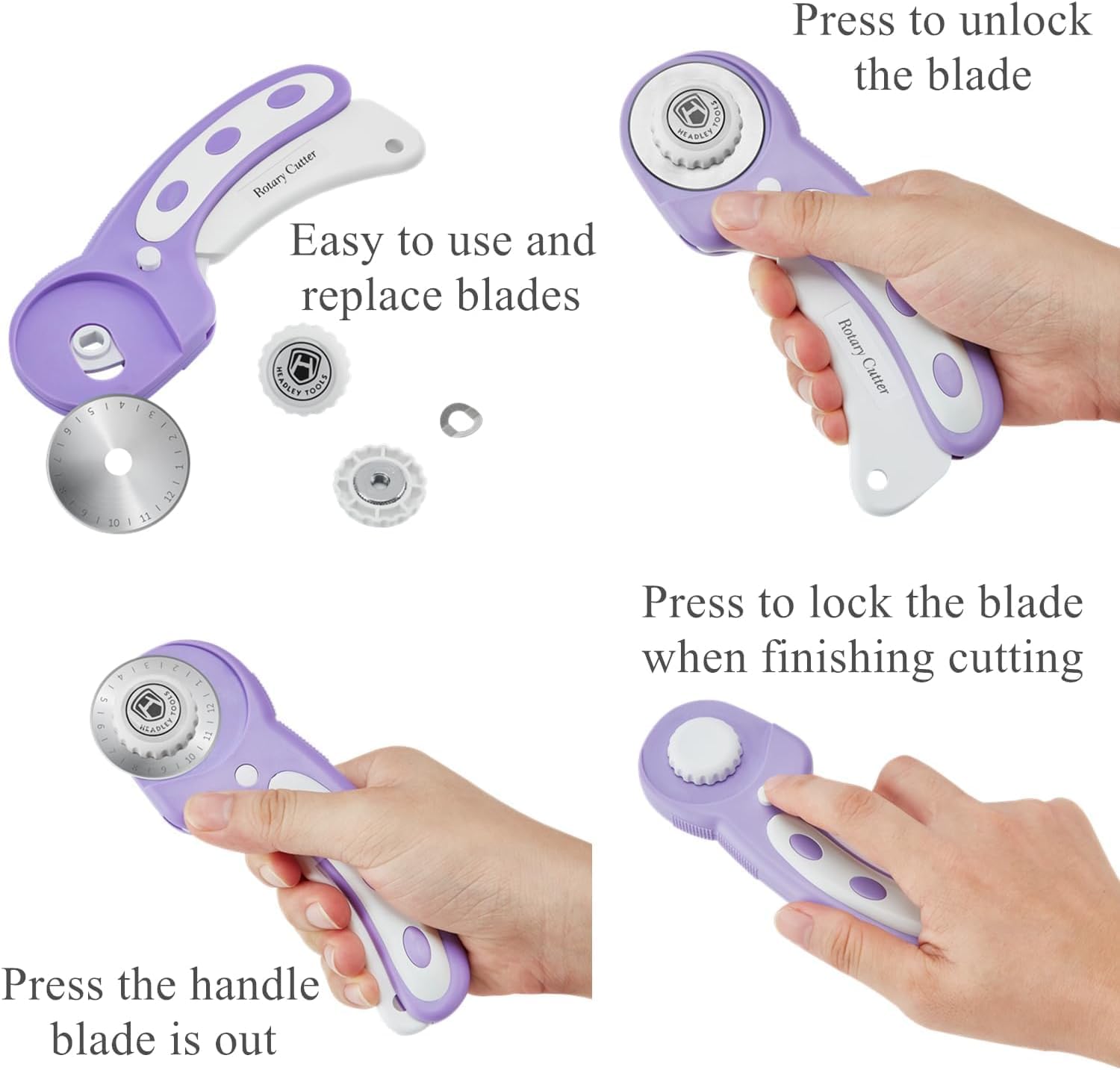 Headley Tools 39 Pcs Rotary Cu - Rotary Cutter Fabric recension och pris