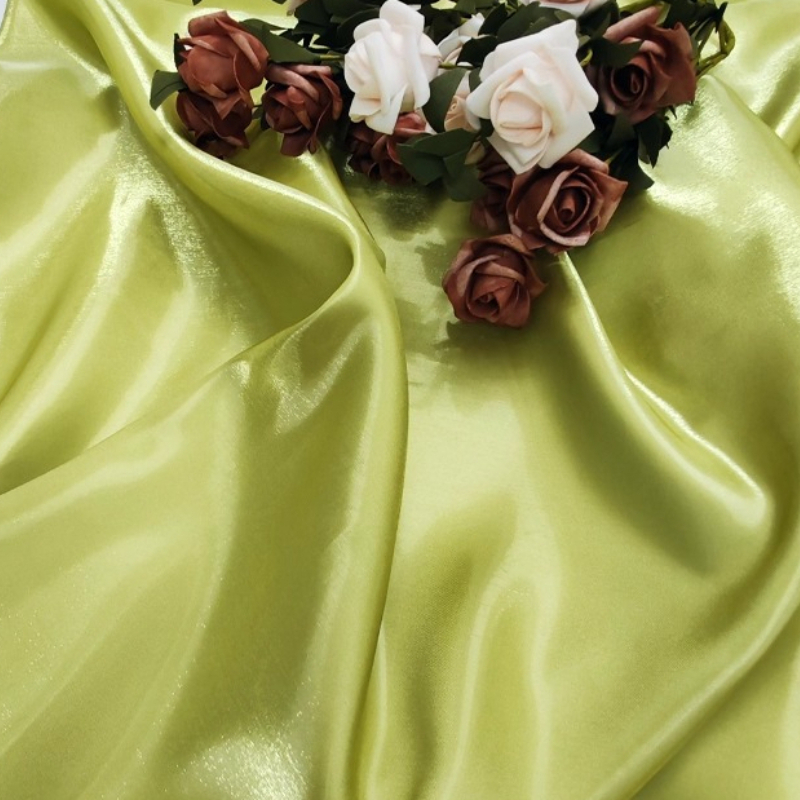 Curtains Satin Fabric Lustrous - Textile And Sewing Materials recension och pris