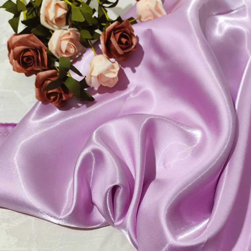 Curtains Satin Fabric Lustrous - Textile And Sewing Materials recension och pris