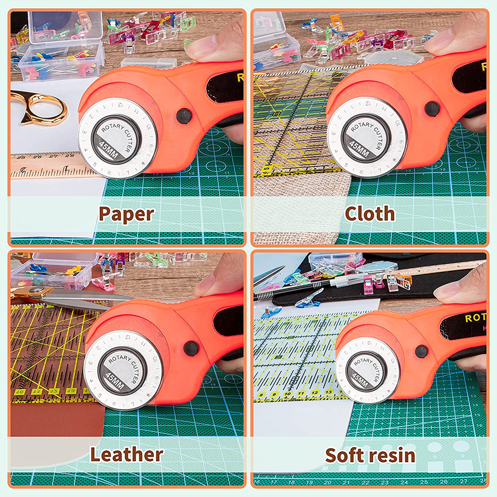 42PCS Rotary Cutter Set 45mm F - Rotary Cutter Fabric recension och pris