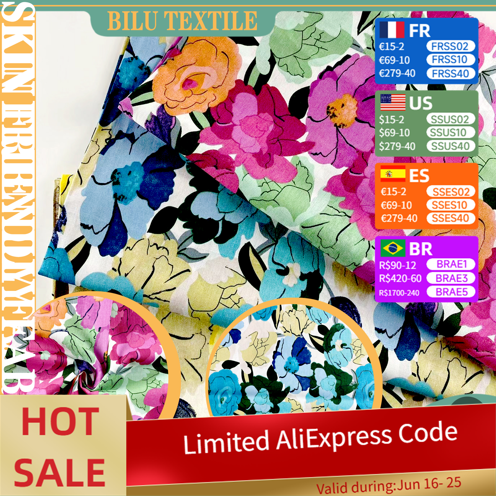 100% Cotton Fabric - Handmade  - Sewing And Textile recension och pris