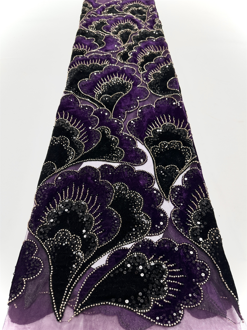 New African Velvet Lace Fabric - Sewing Velvet Fabric recension och pris