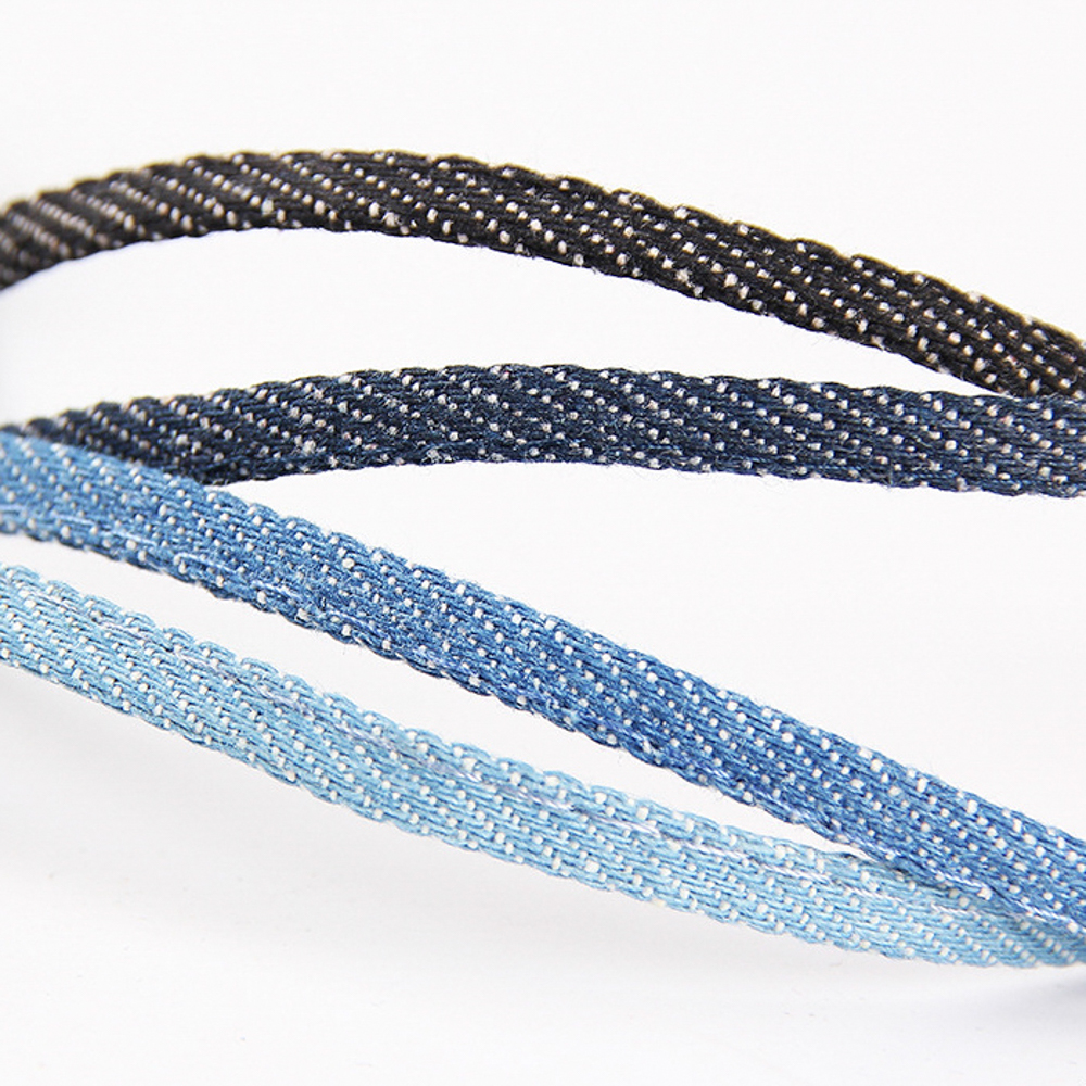 5M/Lot 5mm Denim Blue Flat Cot - Sewing Art recension och pris