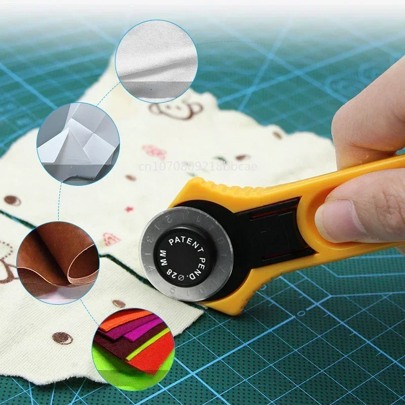 1pc Patchwork Roller Wheel Kni - Rotary Cutter Fabric recension och pris