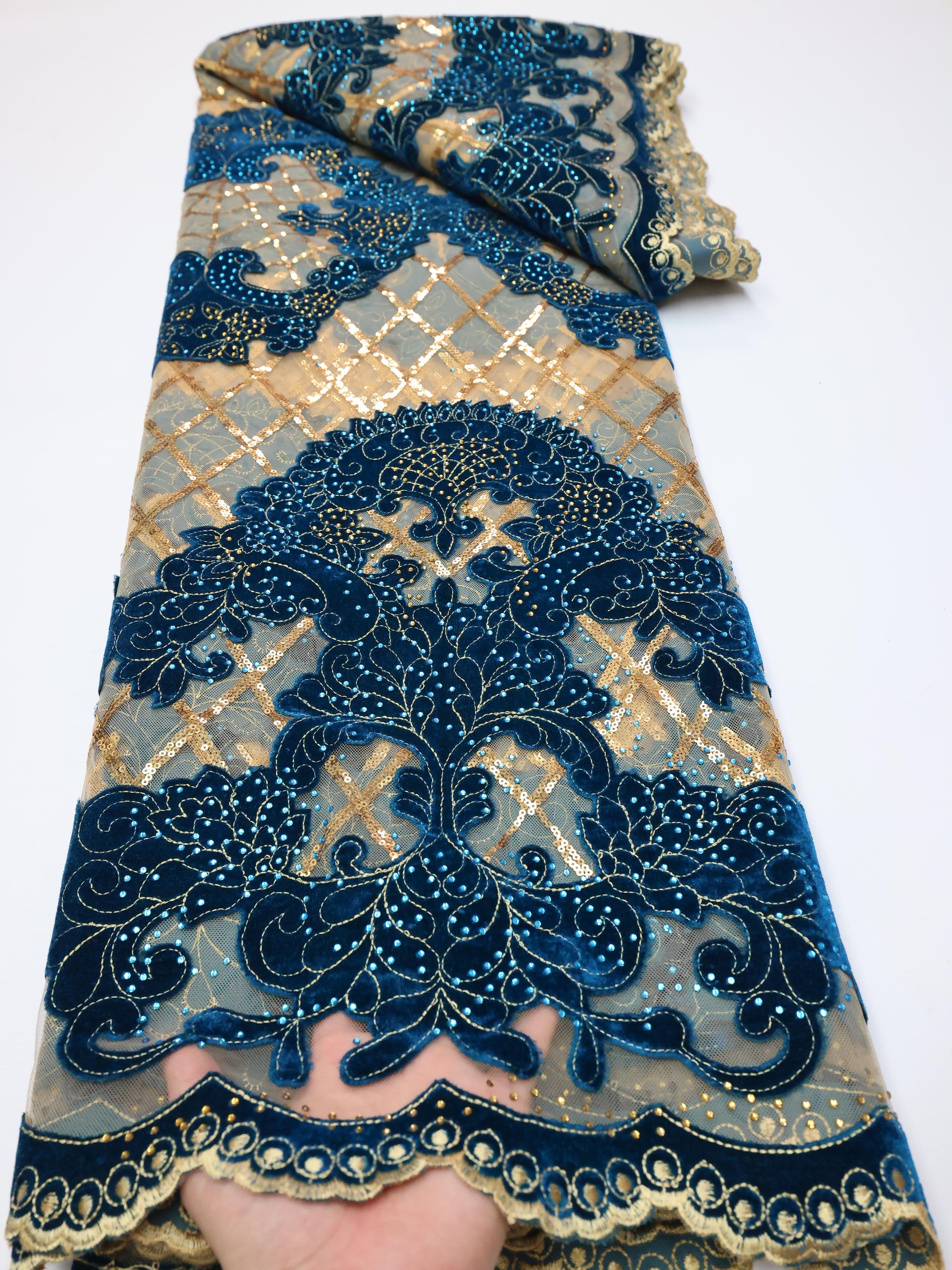 Wholesale Fashion African Velv - Sewing Velvet Fabric recension och pris