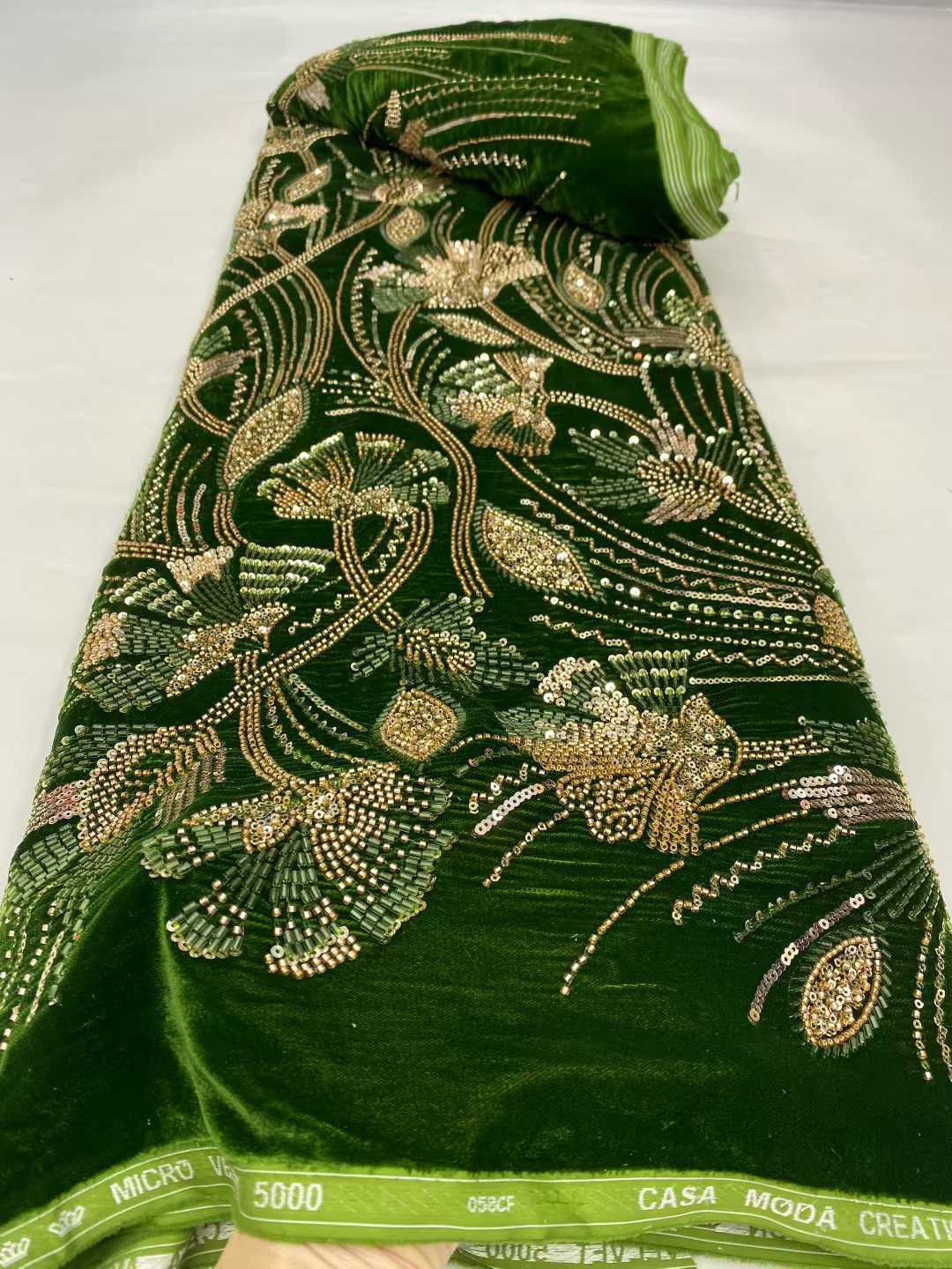 Luxury African Velvet Lace Fab - Sewing Velvet Fabric recension och pris
