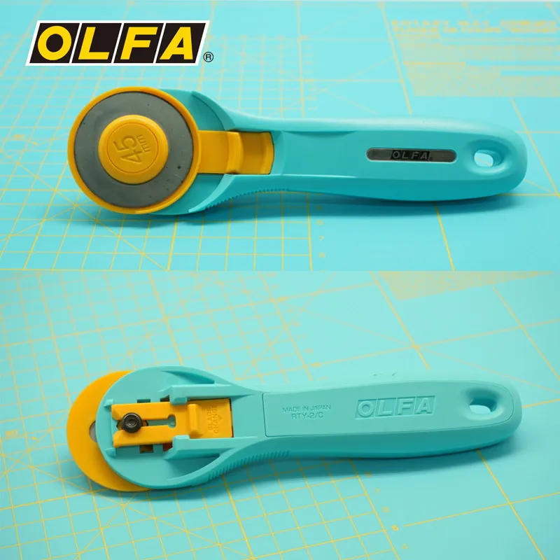 Olfa RTY-2/C 45mm Rotary Pinkl - Rotary Cutter Fabric recension och pris