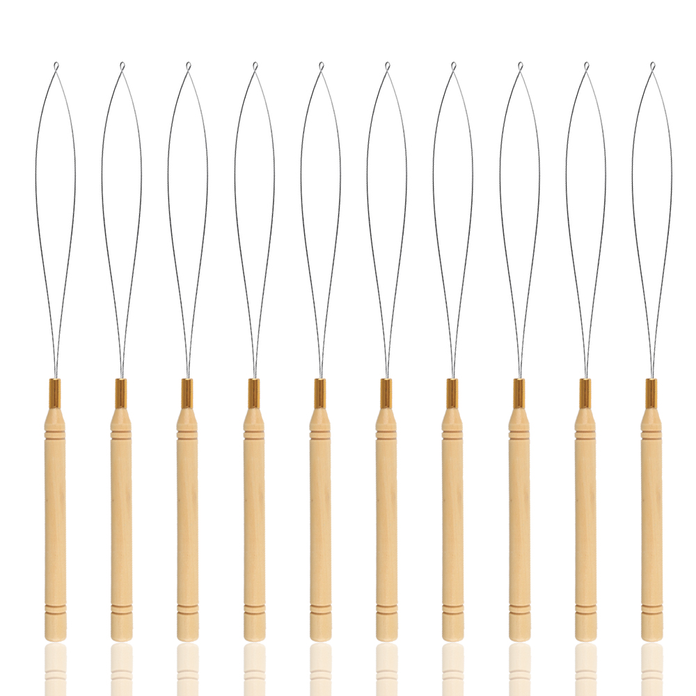 ARLANY Wooden Handle Hair Loop - Needle Threader Tool recension och pris