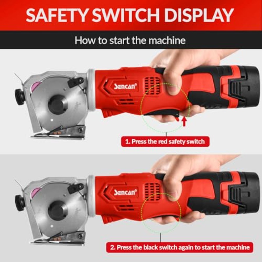 Cordless Rotary Fabric Cutter  - Rotary Cutter Fabric recension och pris