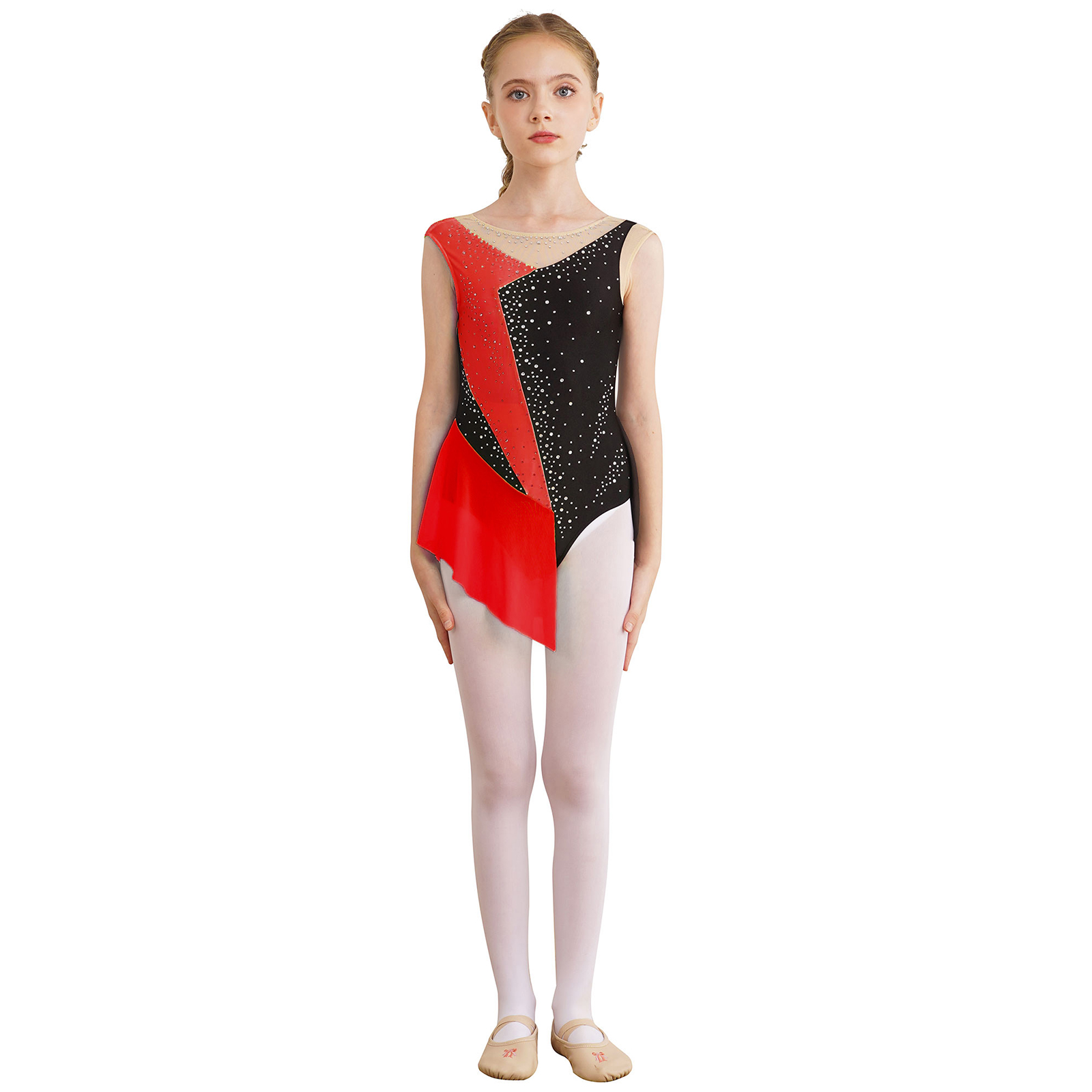 Kids Girls Sparkling Mesh Lyri - Sewing Vest recension och pris