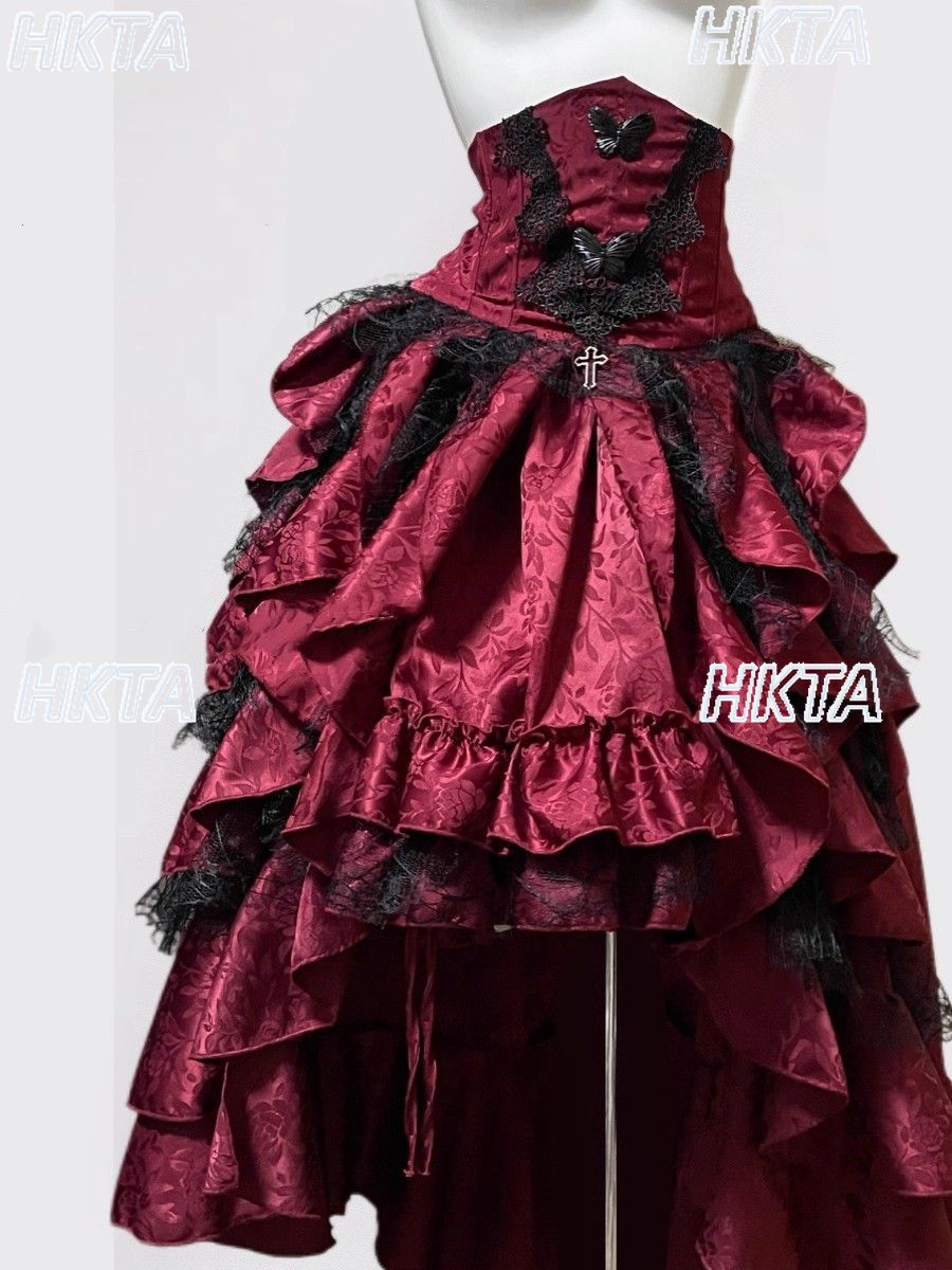 Dark Gothic Style Halter Long  - Sewing Vest recension och pris