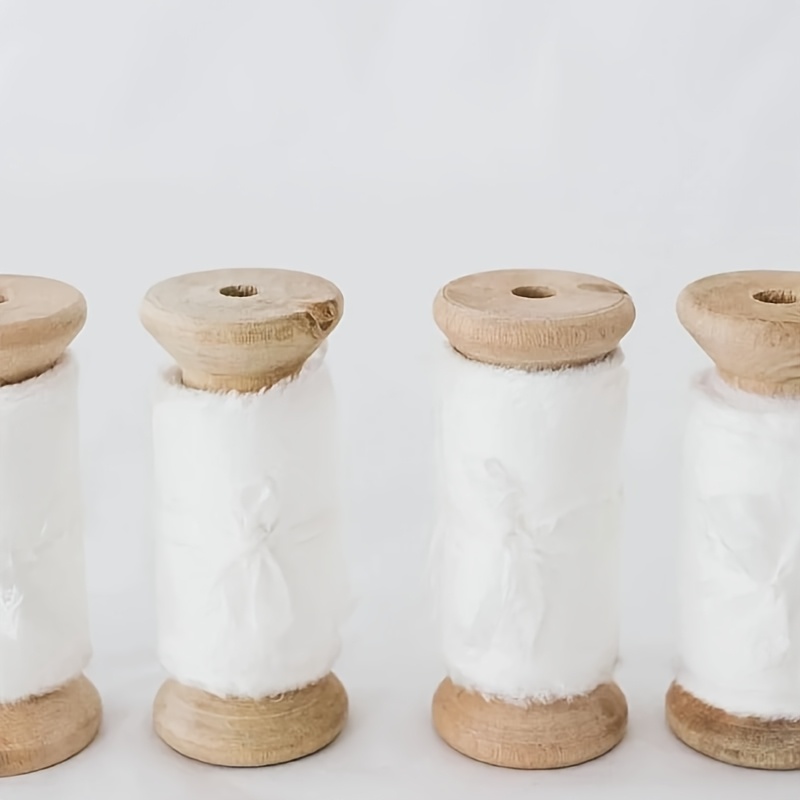 10pcs Wooden Spools Empty Bobb - Thread Bobbins Empty recension och pris