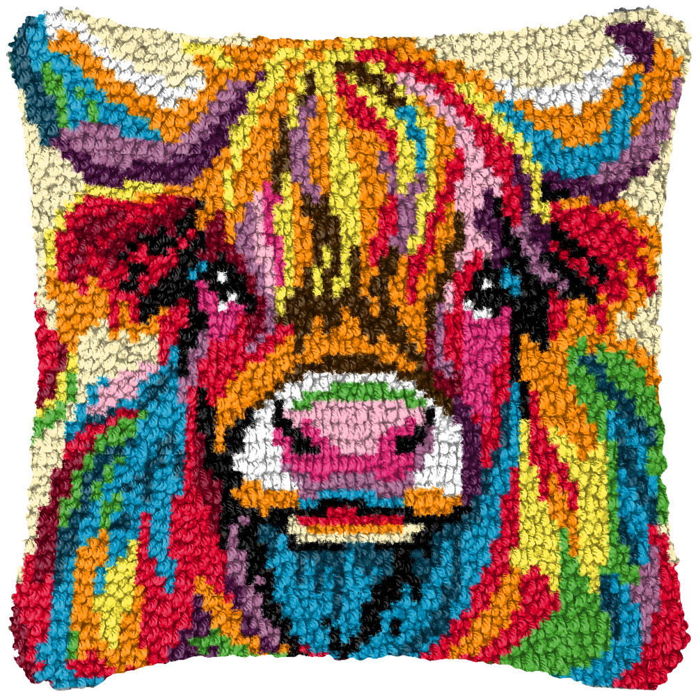 Dog Cow Latch Hook Pillow Smyr - Sewing Pin Cushion recension och pris