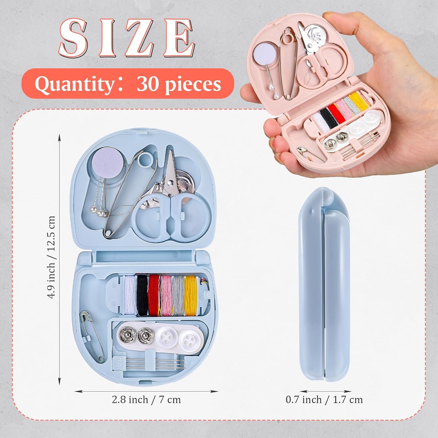 Mini Travel Sewing Kit 10-Pack - Sewing Thread Production recension och pris
