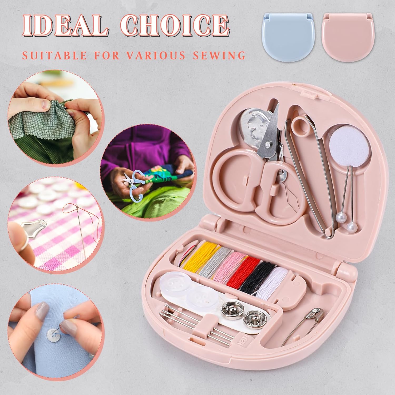 Mini Travel Sewing Kit 10-Pack - Sewing Thread Production recension och pris