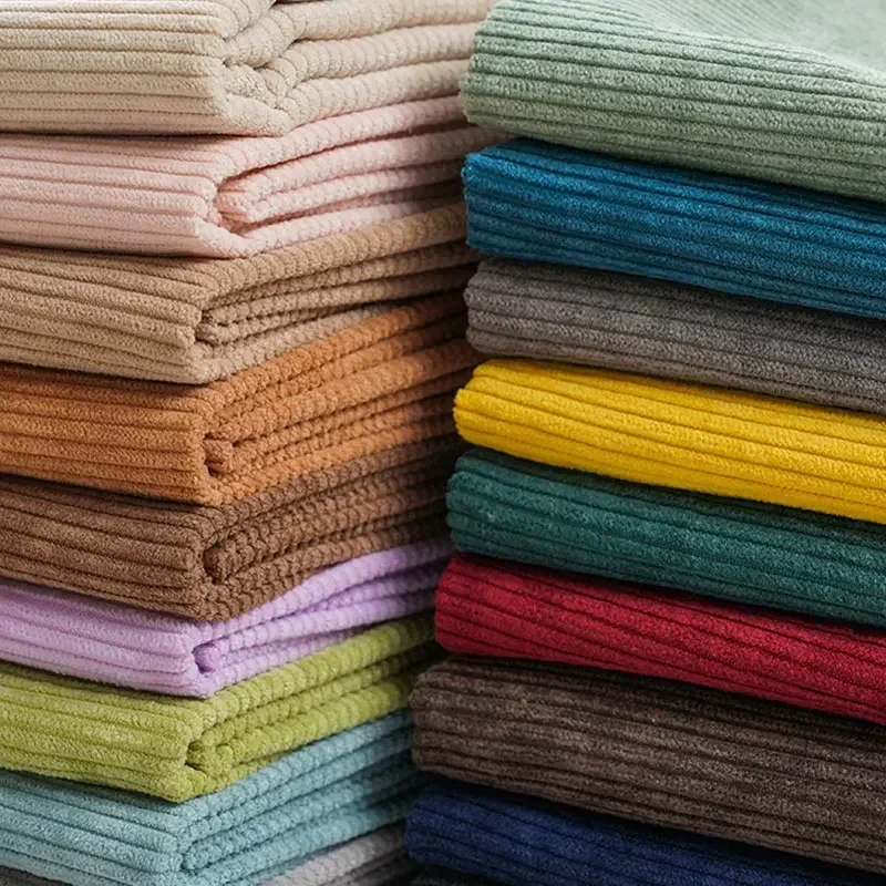 Rib Corduroy Fabric Solid Colo - Sewing Velvet Fabric recension och pris
