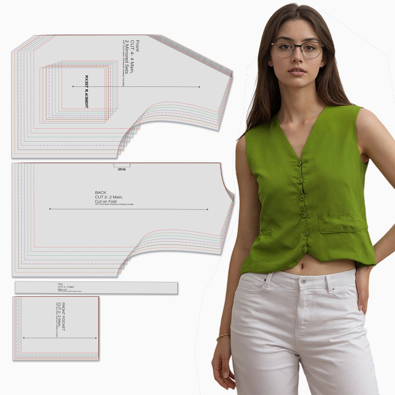 Sewing patterns for women's ve - Sewing Vest recension och pris