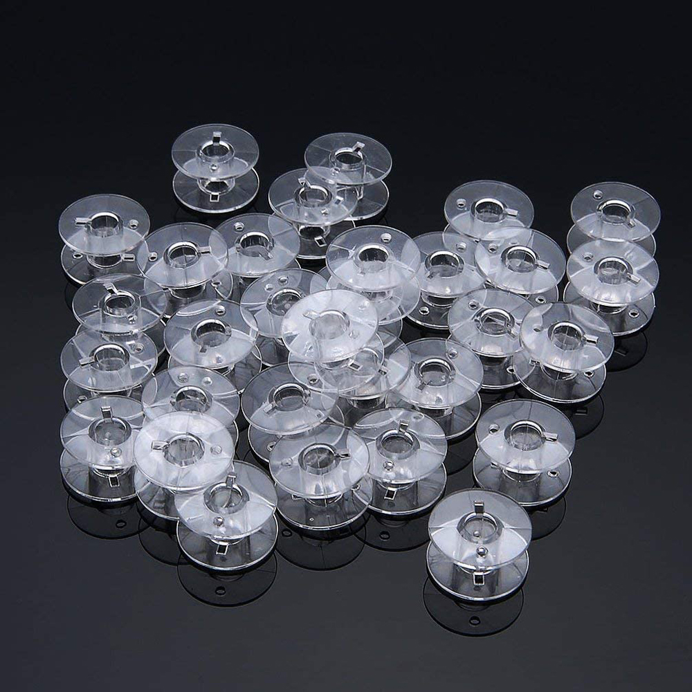 50pcs Sa156 Bobbins for Brothe - Sewing Machine Yarn recension och pris