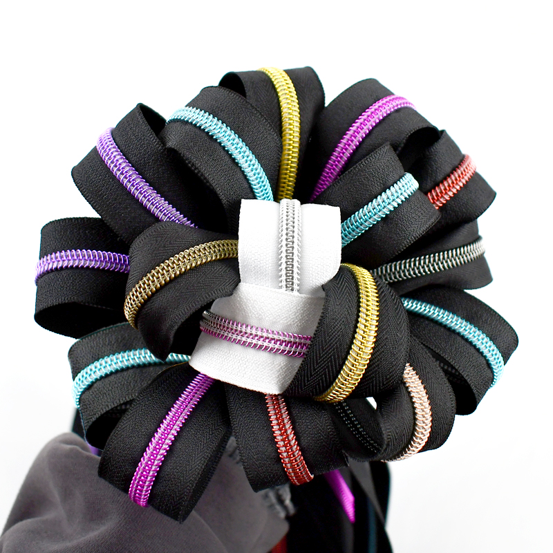 5/10/20Meters Black/White Zipp - Textile And Sewing Supply recension och pris