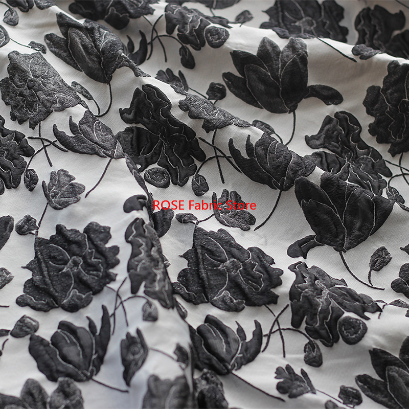 1 meter Black and White Leaf F - Sewing Gauge Ruler recension och pris