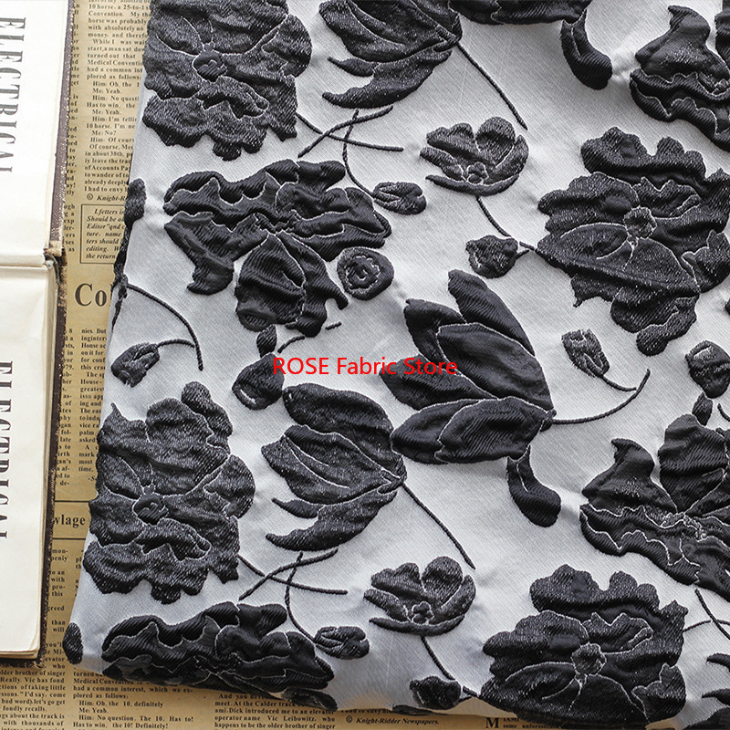 1 meter Black and White Leaf F - Sewing Gauge Ruler recension och pris