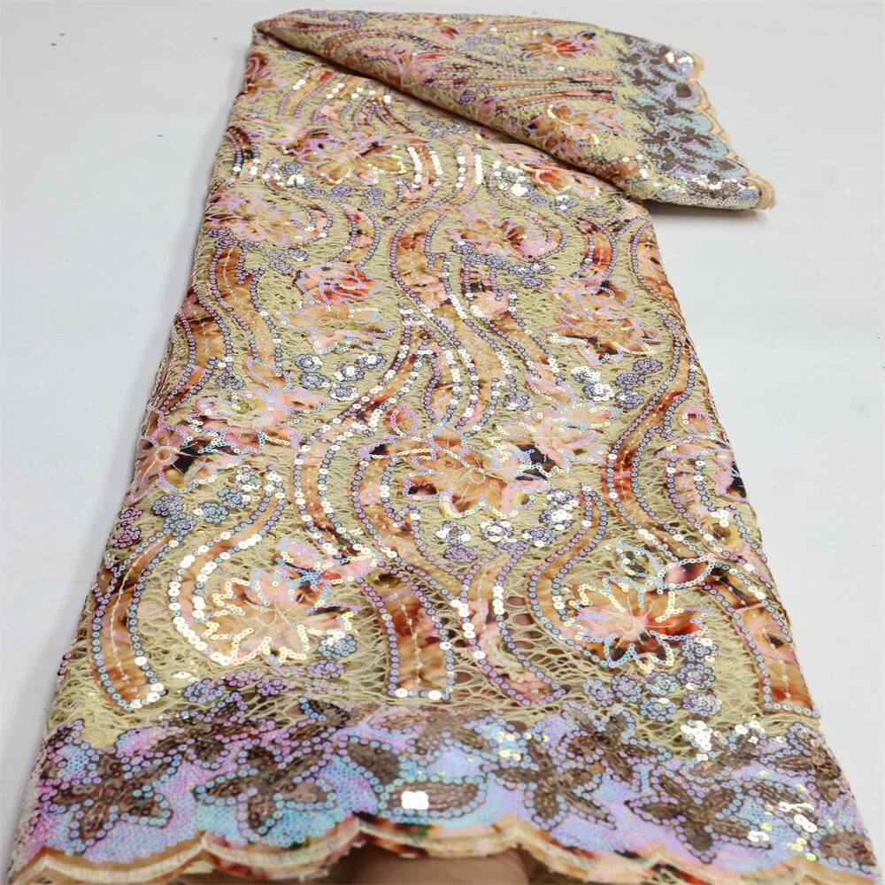 Newest Velvet Lace Fabric Afri - Sewing Velvet Fabric recension och pris
