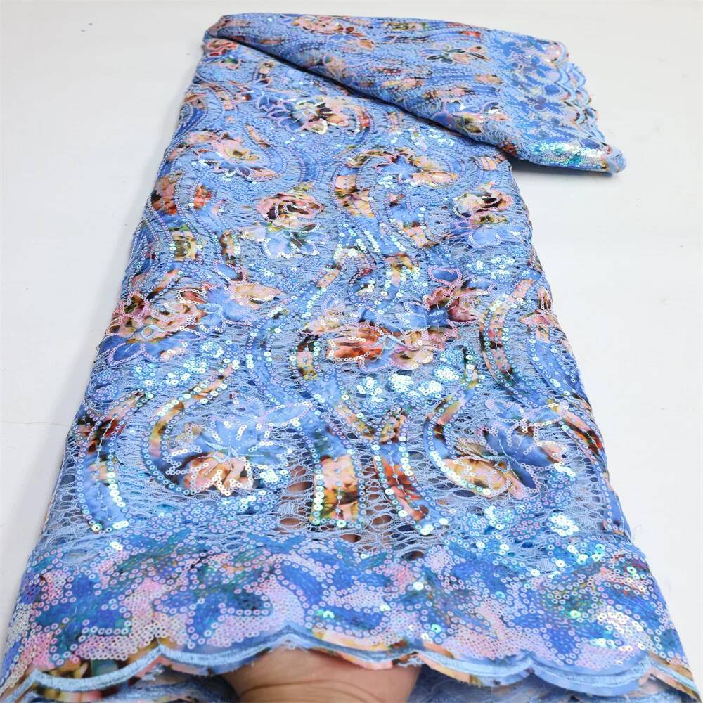 Newest Velvet Lace Fabric Afri - Sewing Velvet Fabric recension och pris