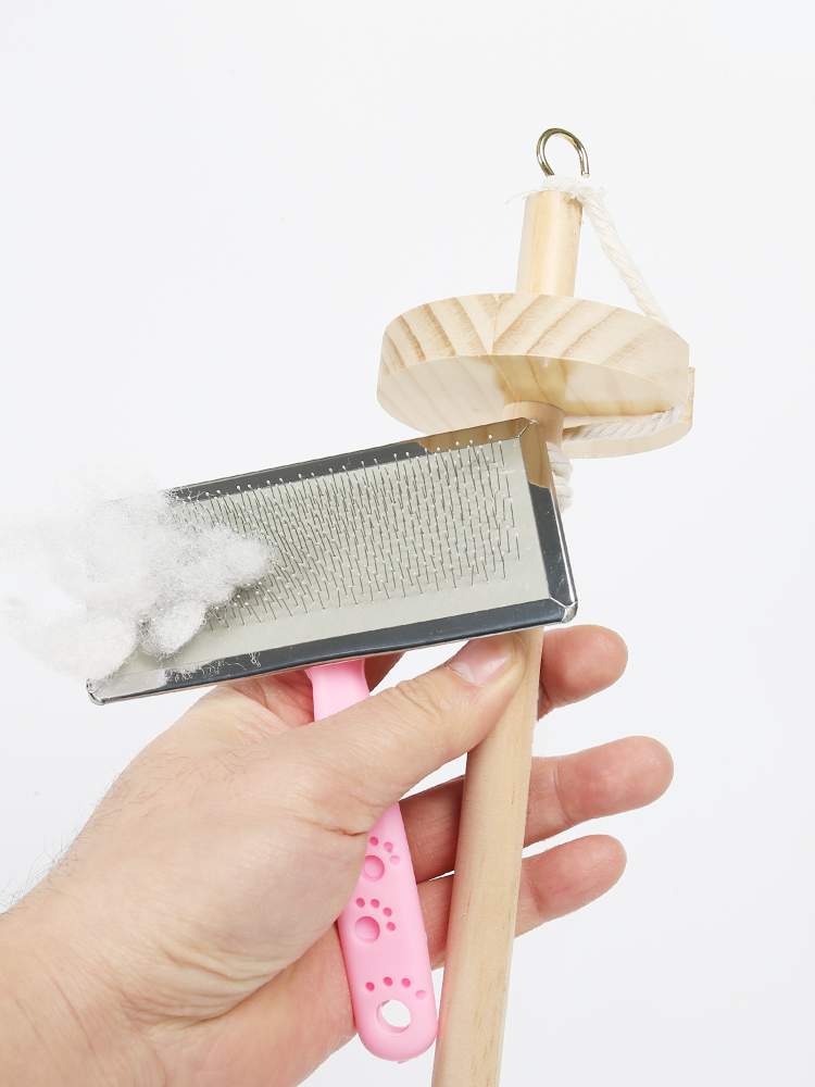 Wooden Spinning Mallet DIY Yar - Sewing And Textile recension och pris