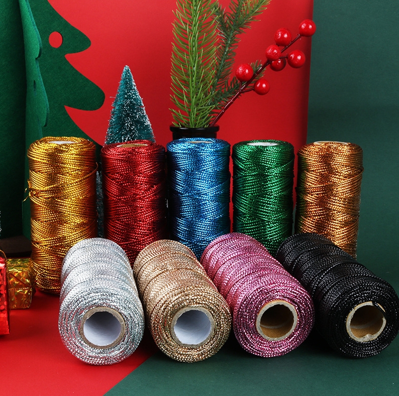 Gold and Silver Macrame Cord R - Sewing Thread In Textile recension och pris