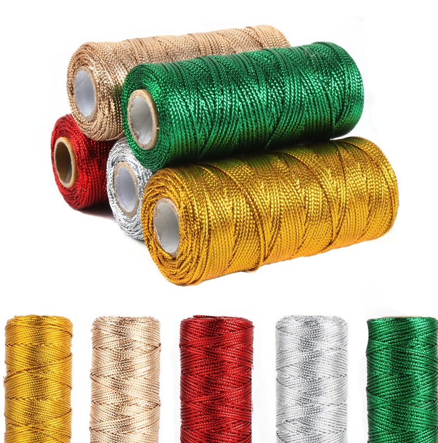 Gold and Silver Macrame Cord R - Sewing Thread In Textile recension och pris