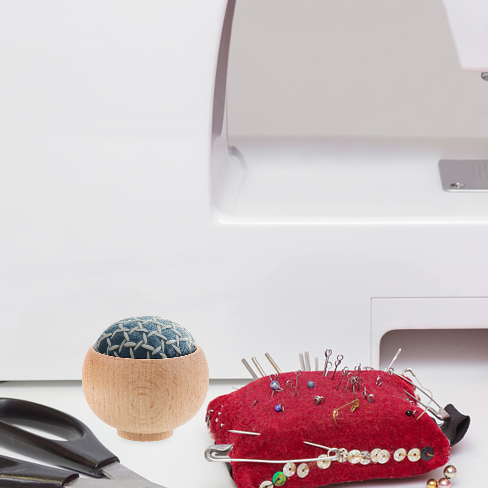 4Pcs Wooden Pin Cushion Base J - Sewing Pin Cushion recension och pris